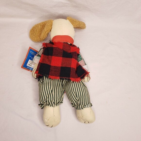 Vintage Christmas Caroling Character Dog Barks Jingle Bells Decor NCE - Picture 7 of 9